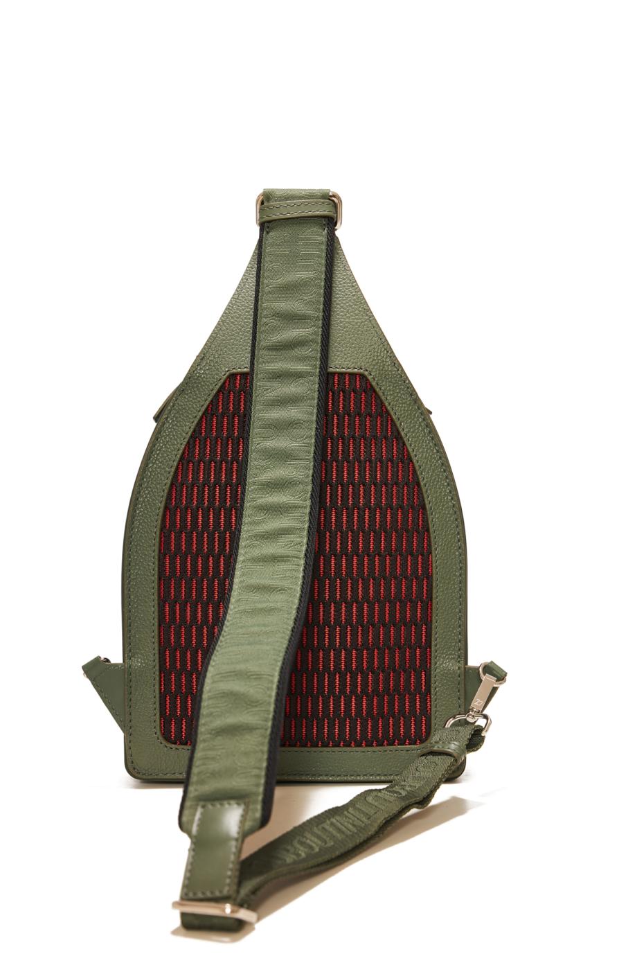 Loubifunk embossed leather backpack