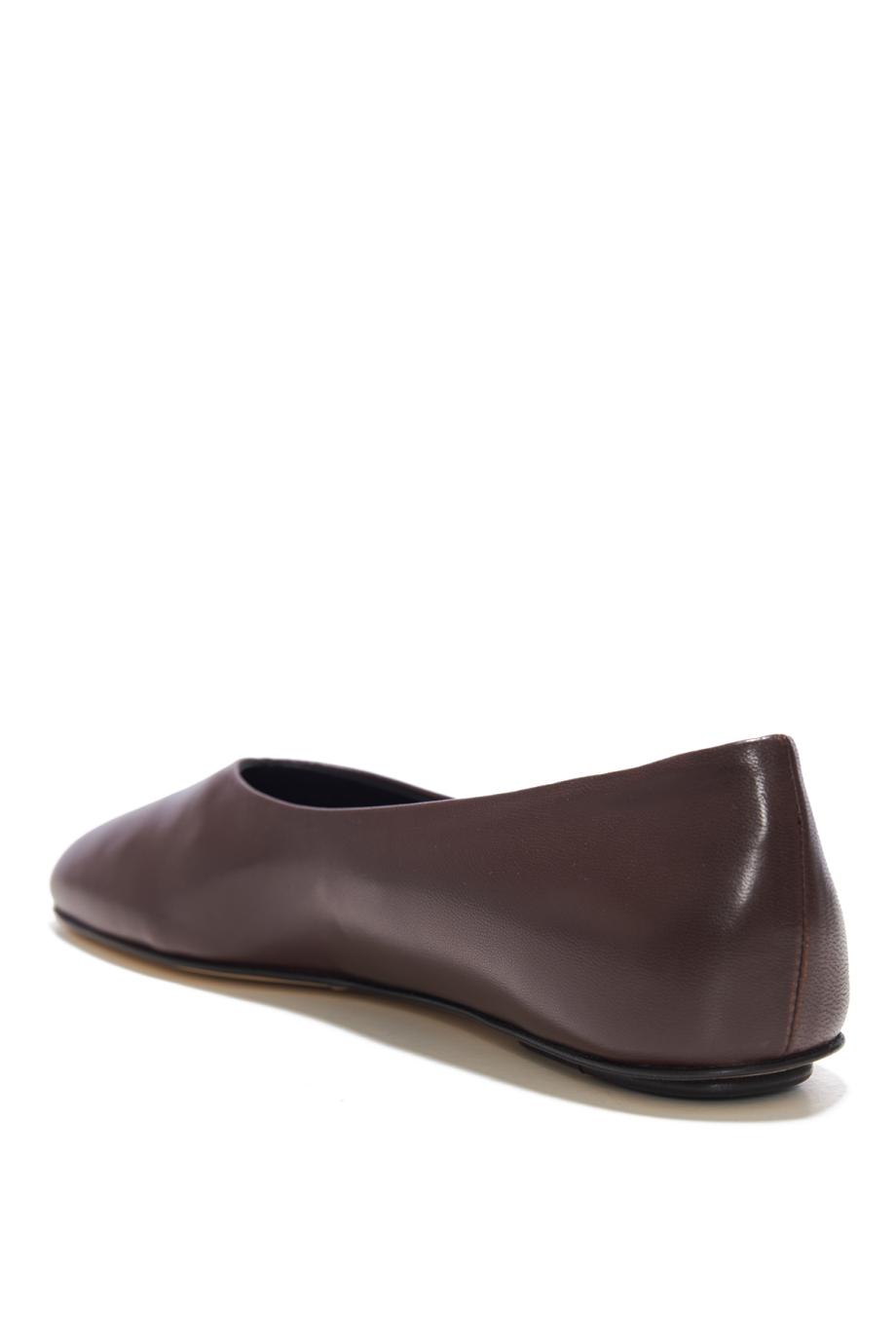 Leather ballet flats 