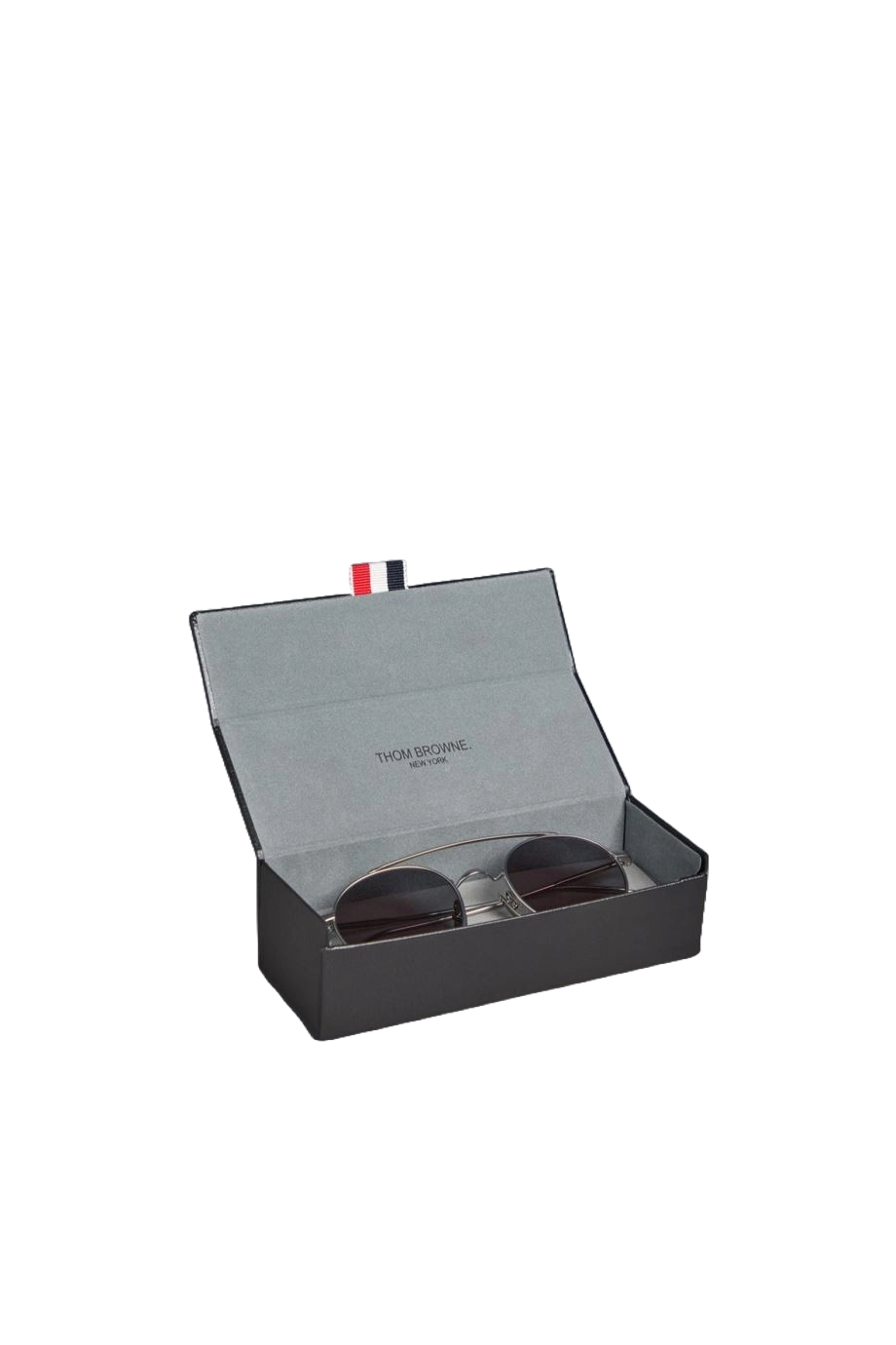 Oval titanium sunglasses