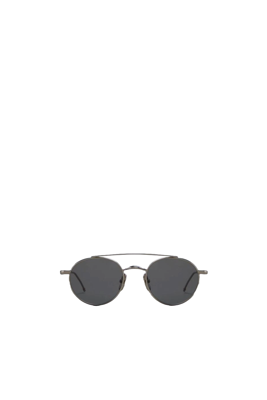 Oval titanium sunglasses