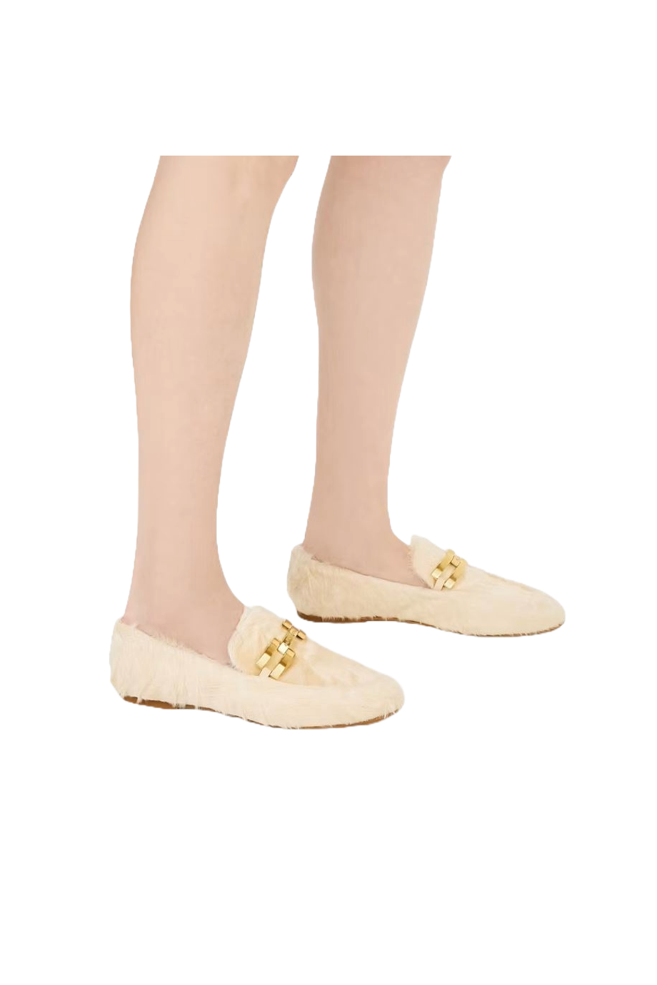 Brandi furry shearling mocassins