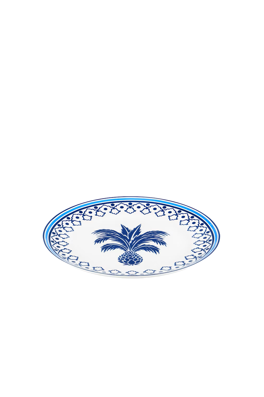 Jaipur printed porcelain charger plate 31cm