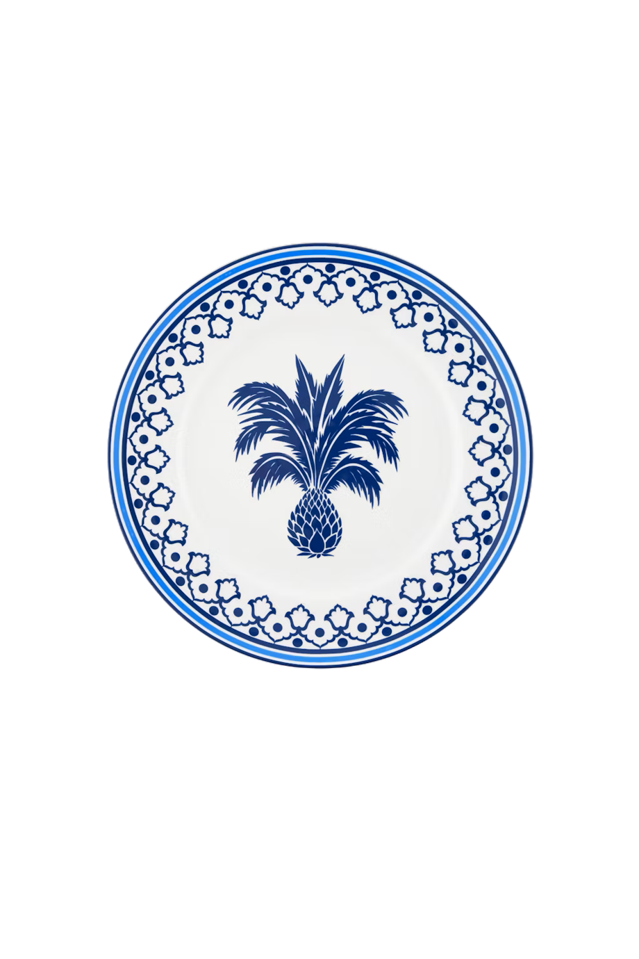 Jaipur printed porcelain charger plate 31cm