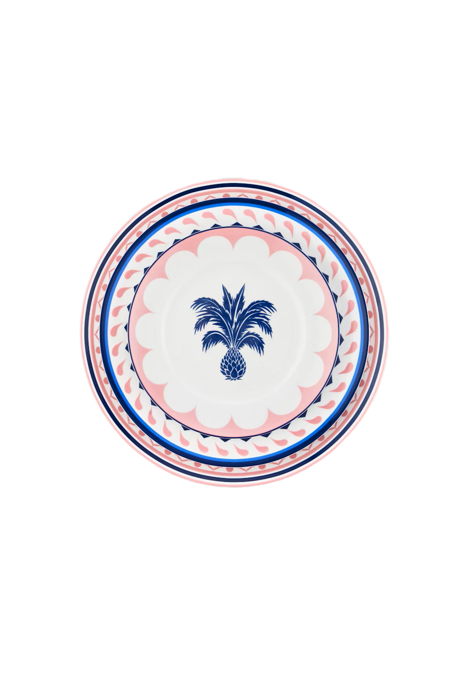 Jaipur printed porcelain charger plate 31cm