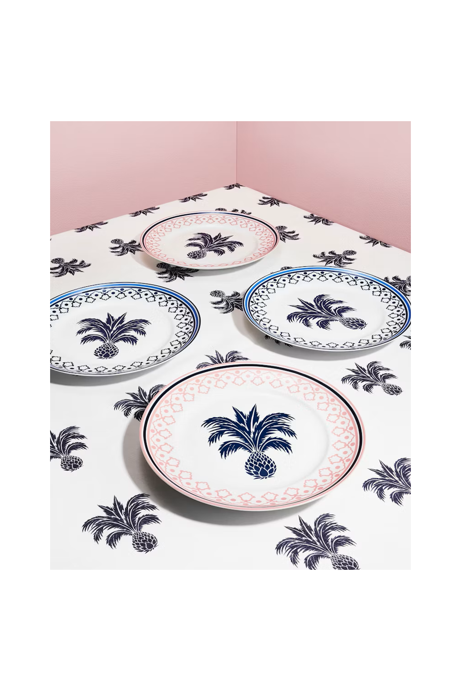 Jaipur printed porcelain charger plate 31cm