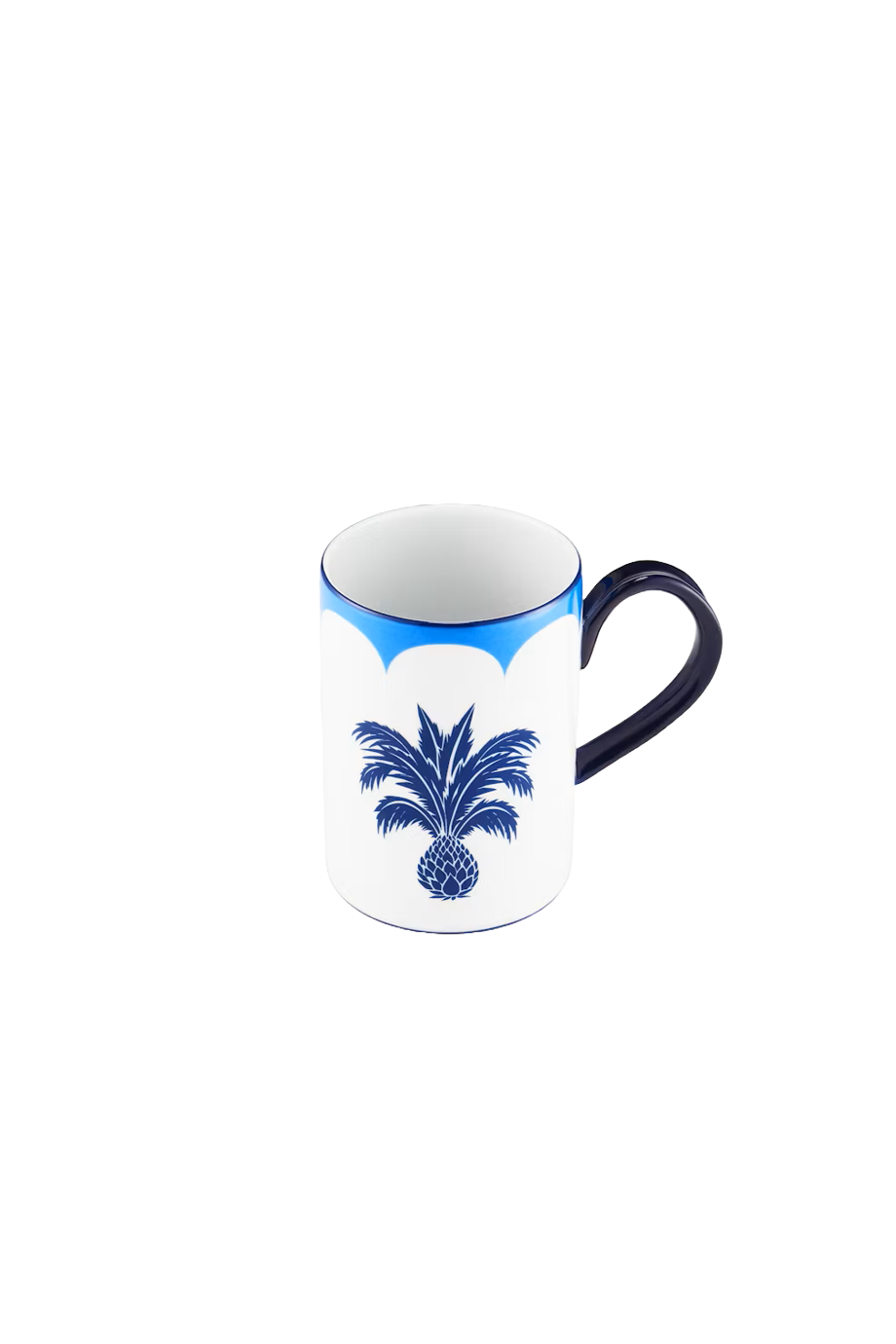 Jaipur printed porcelain mug 38cl