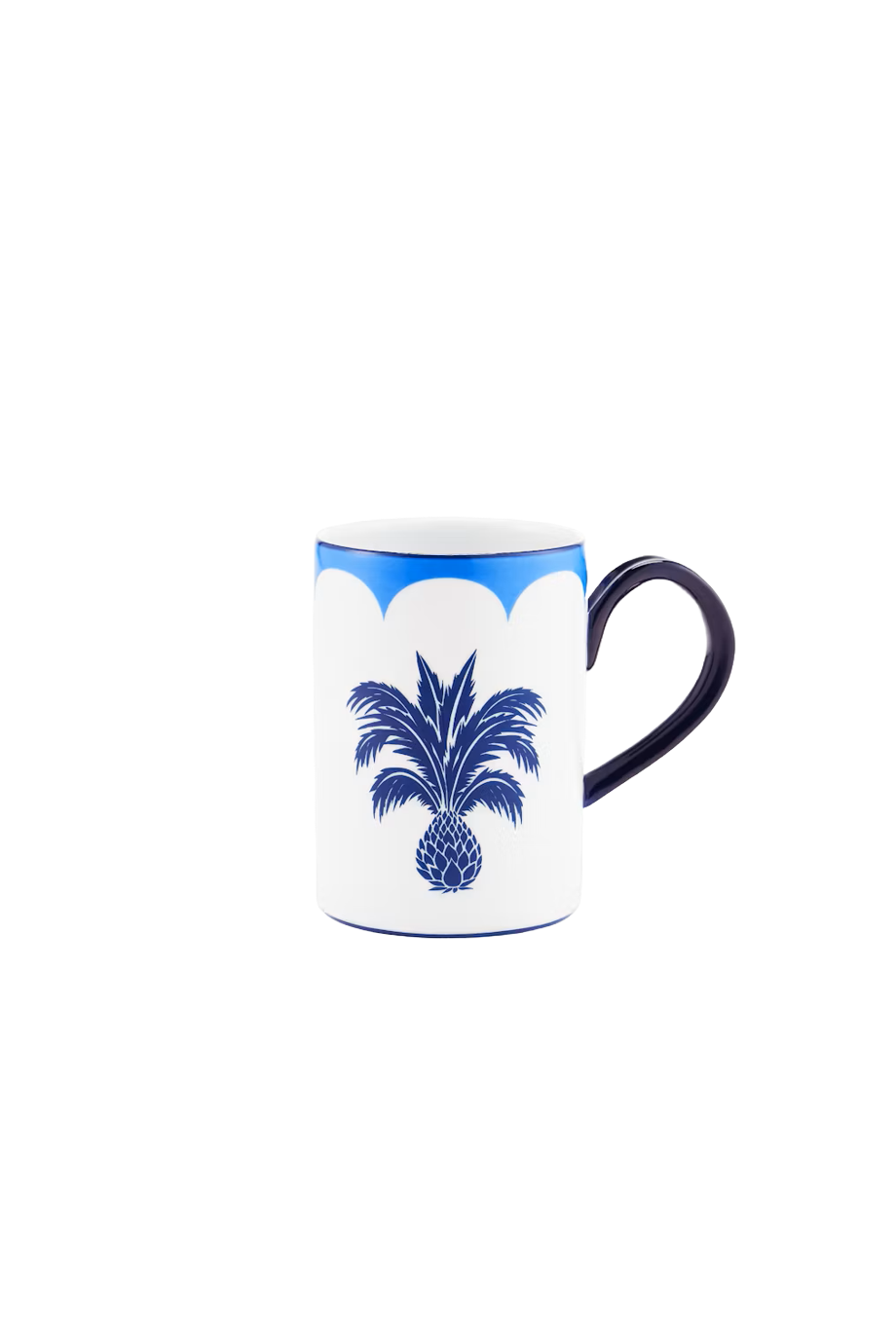 Jaipur printed porcelain mug 38cl