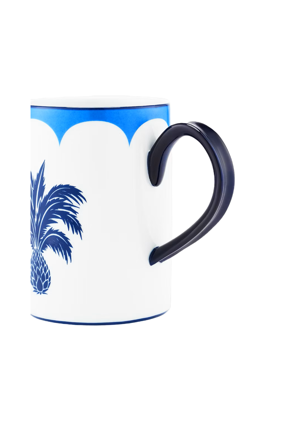 Jaipur printed porcelain mug 38cl