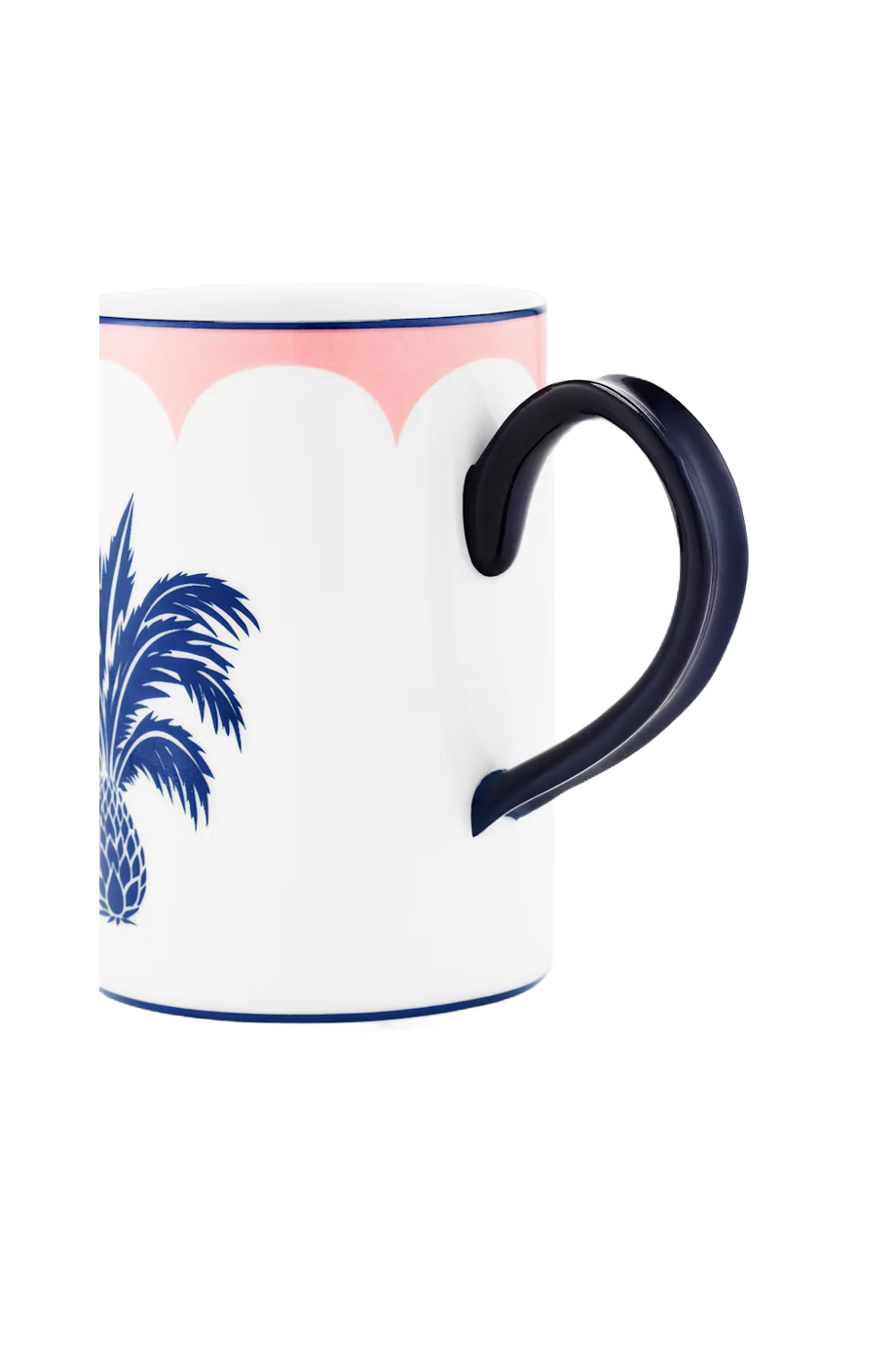 Jaipur printed porcelain mug 38cl