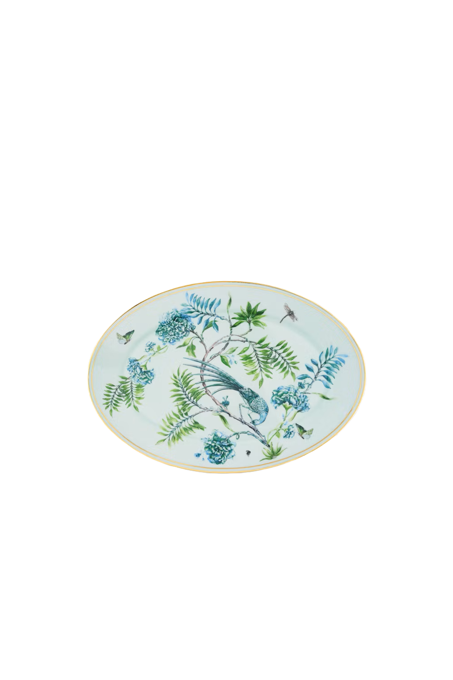 Secret Garden printed porcelain platter 39cm