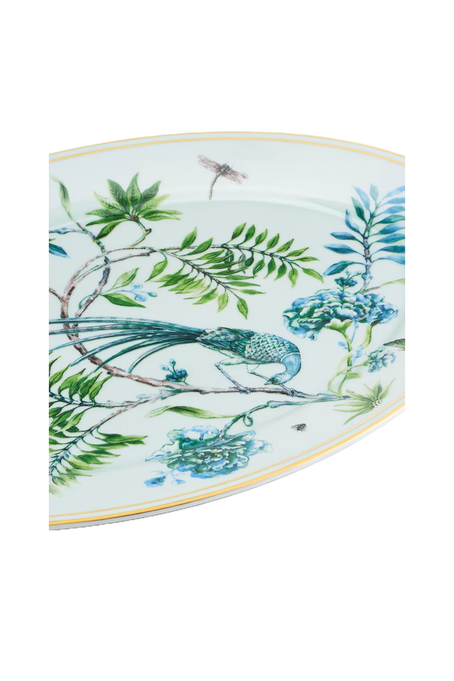 Secret Garden printed porcelain platter 39cm