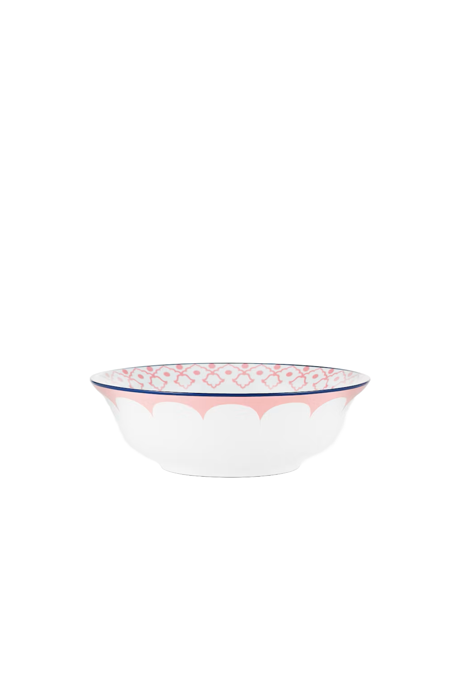 Jaipur printed porcelain salad bowl 26cm
