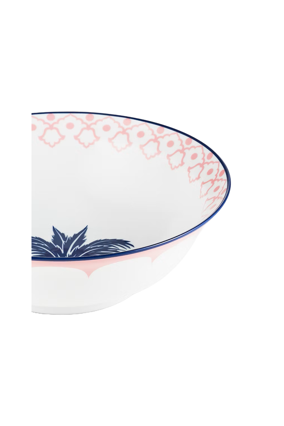 Jaipur printed porcelain salad bowl 26cm