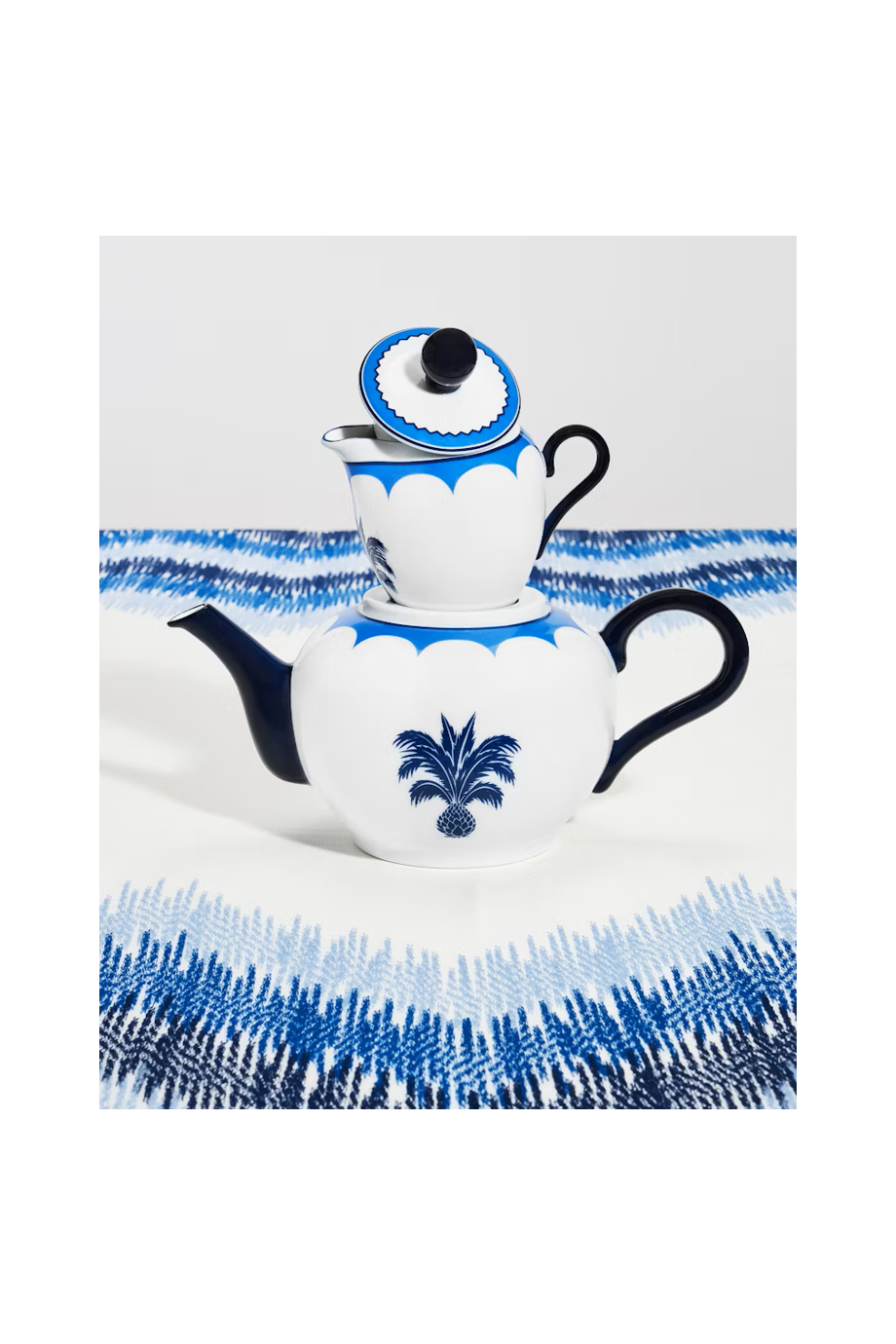 Jaipur printed porcelain teapot