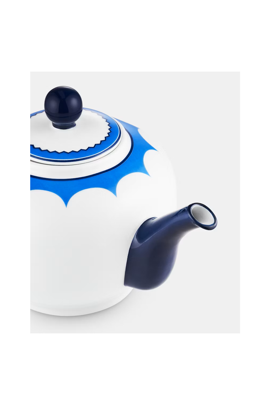 Jaipur printed porcelain teapot