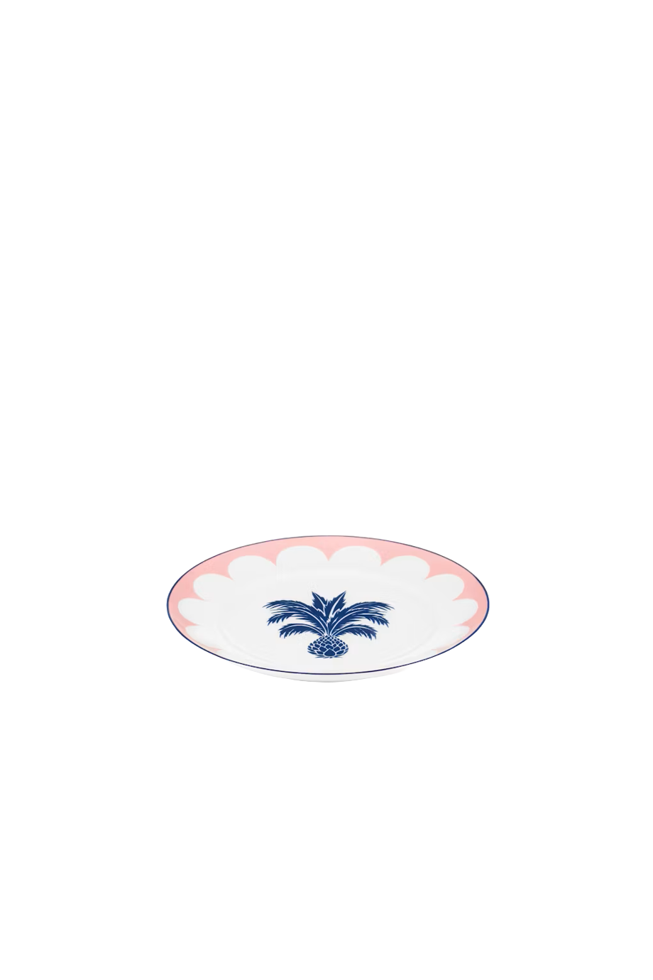 Jaipur printed porcelain dessert plate 2pc 21cm