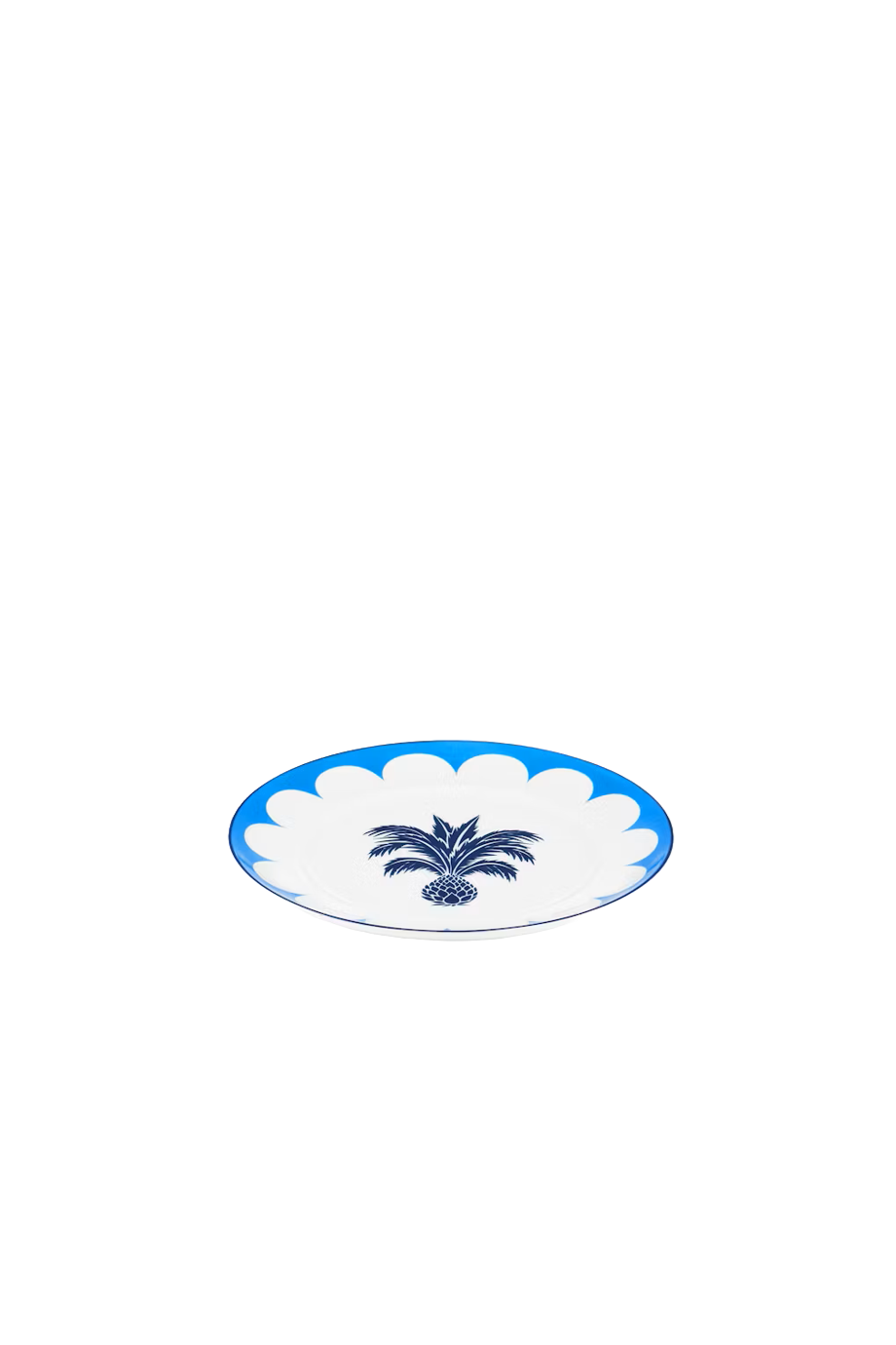 Jaipur printed porcelain dessert plate 2pc 21cm