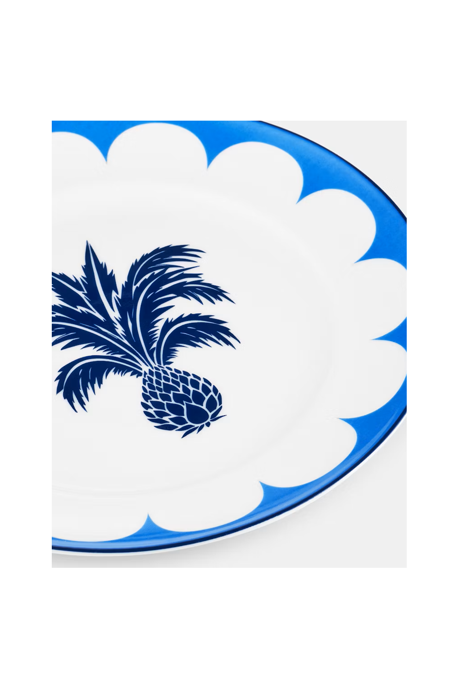 Jaipur printed porcelain dessert plate 2pc 21cm