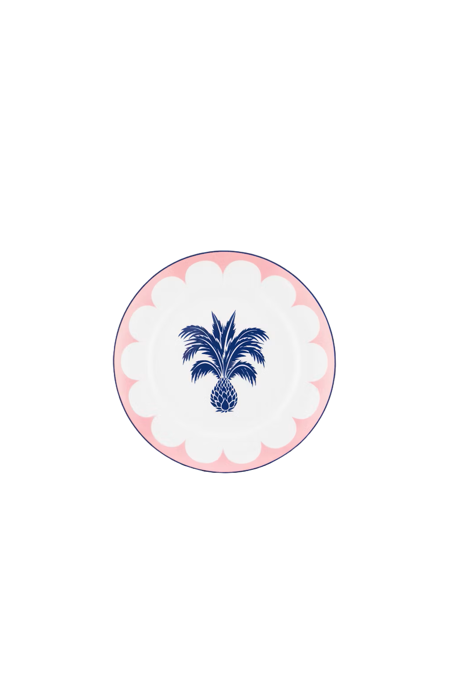Jaipur printed porcelain dessert plate 2pc 21cm