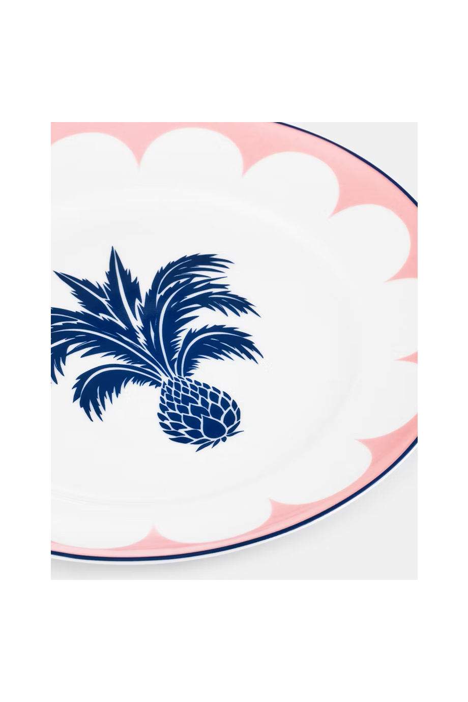 Jaipur printed porcelain dessert plate 2pc 21cm