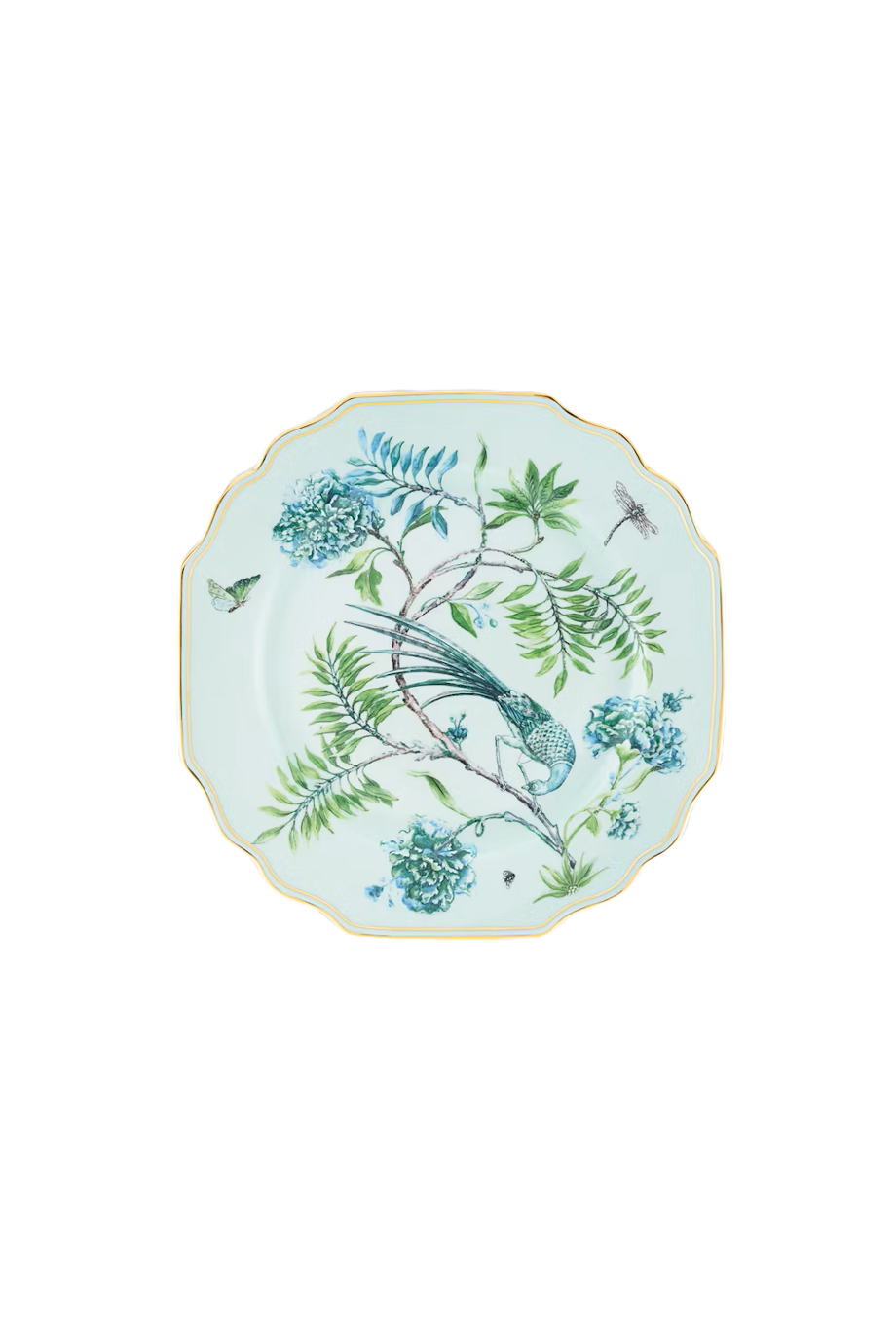 Secret Garden printed porcelain dinner plate 2pc 27cm