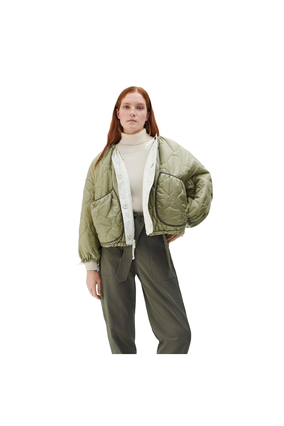 Parachute Quilt Bomber reversible