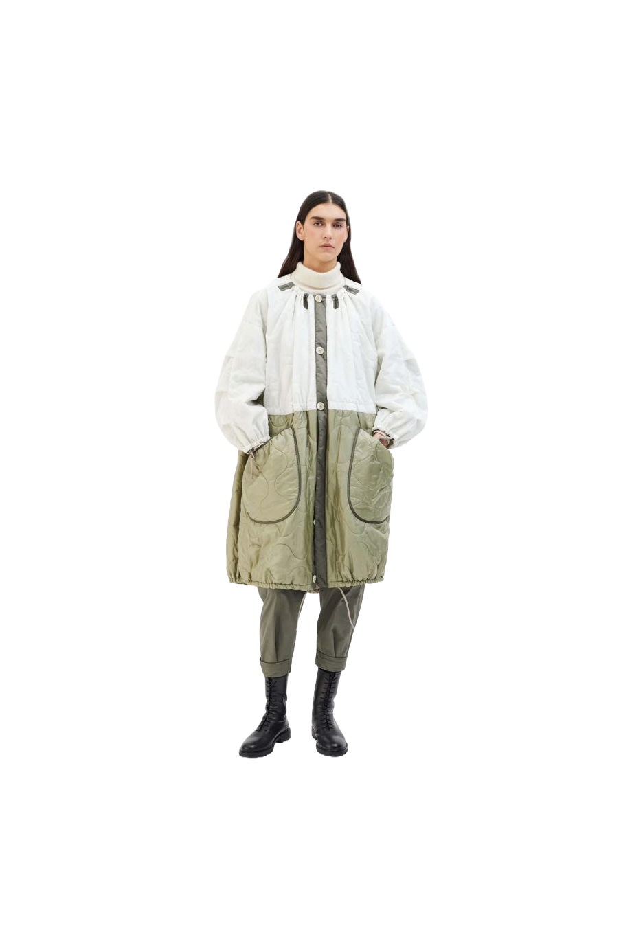 Parachute Quilt Parka reversible