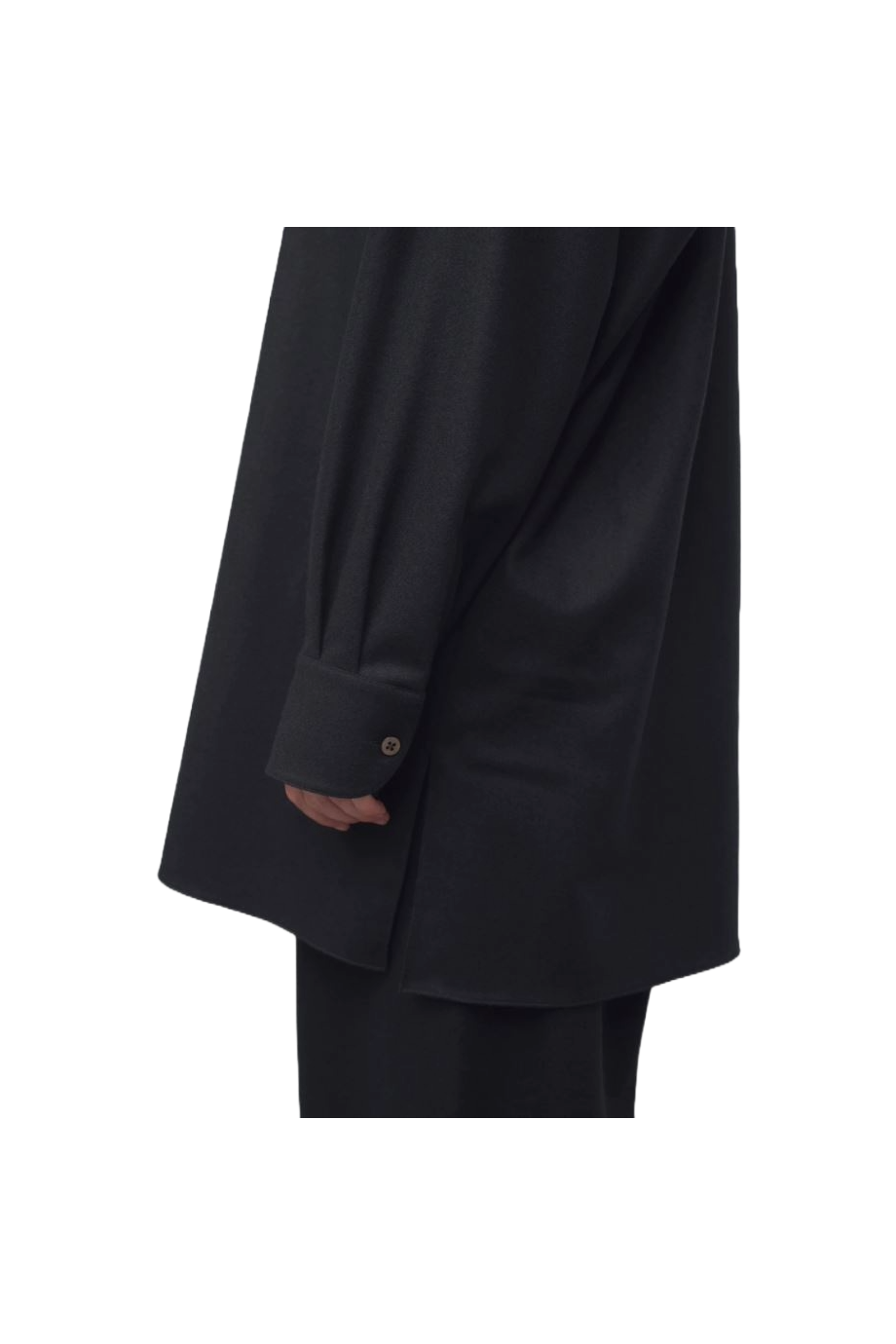 Komake relaxed wool and cashmere shirt