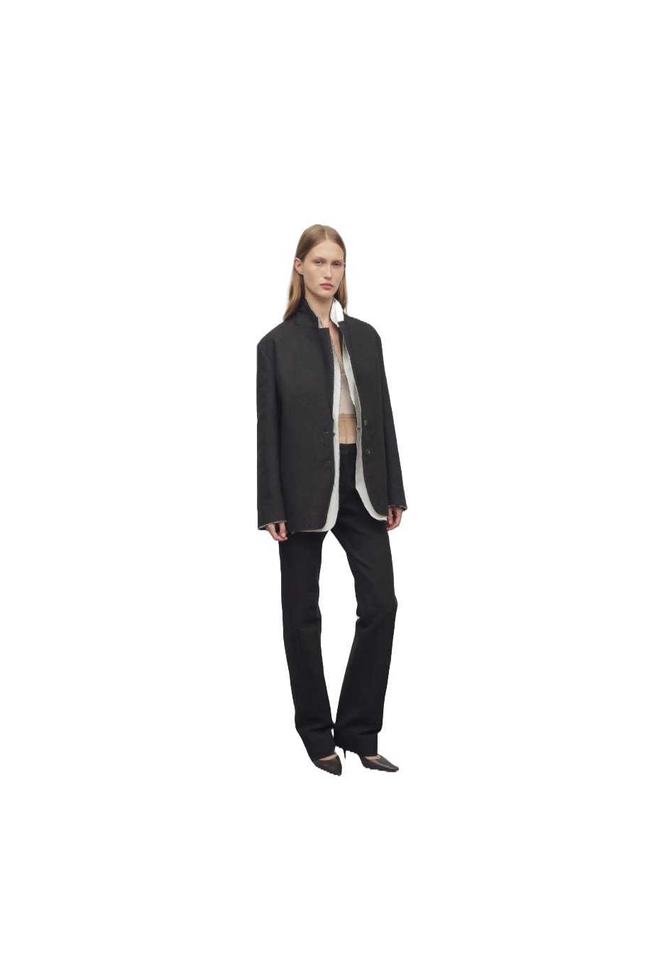 Selvie cotton and wool pants