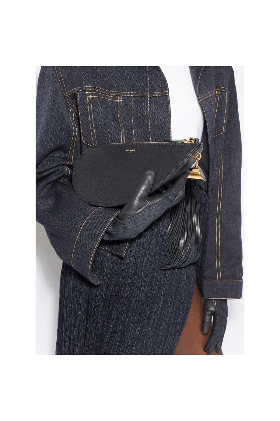 Le Demi-Couer leather shoulder bag 