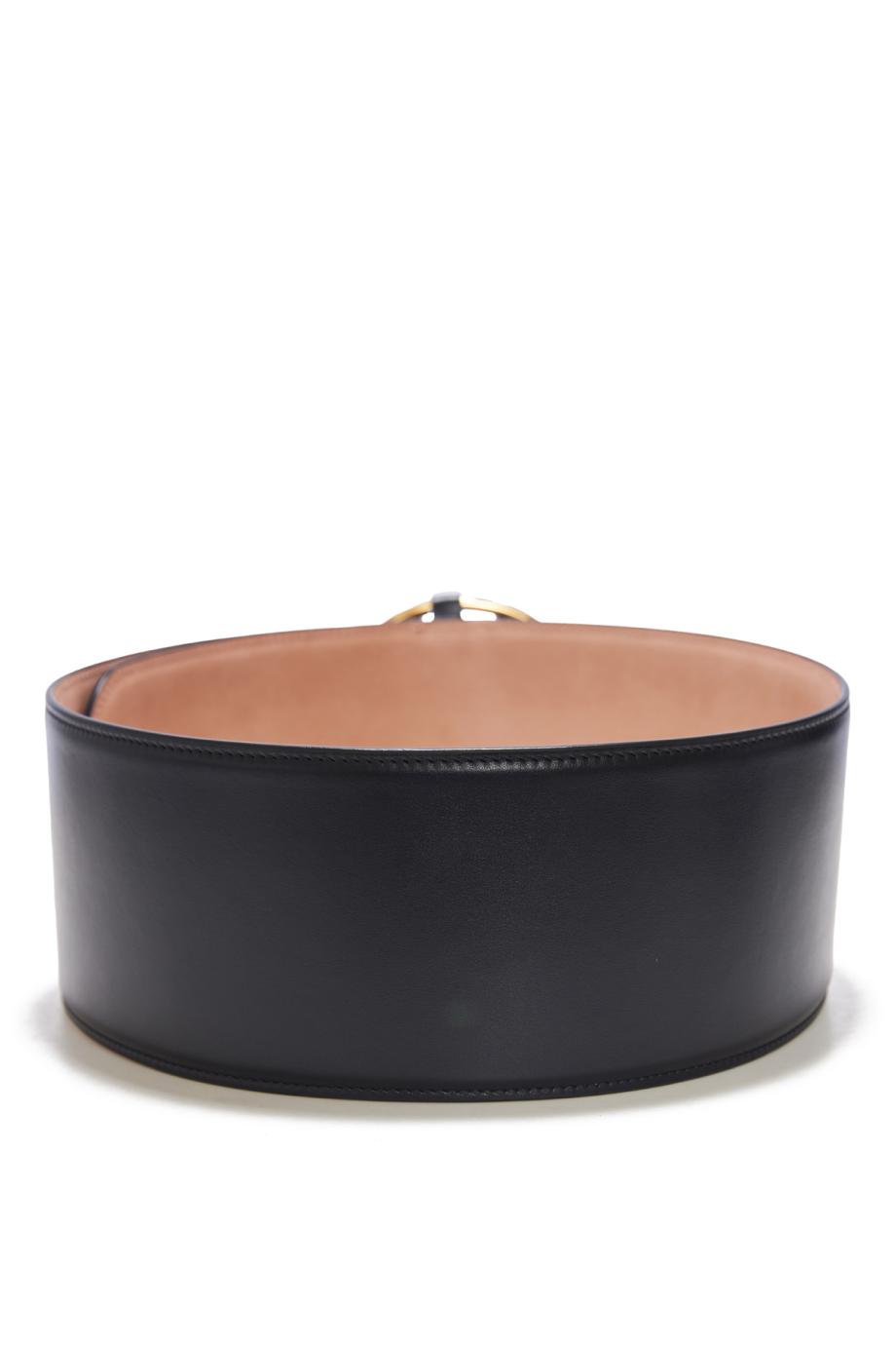 Ring belt in calfskin