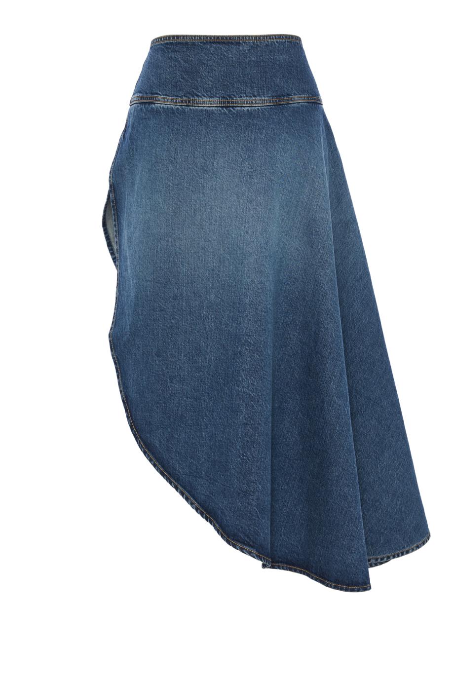 ΦΟΥΣΤΑ ASYMMETRIC WASHED DENIM