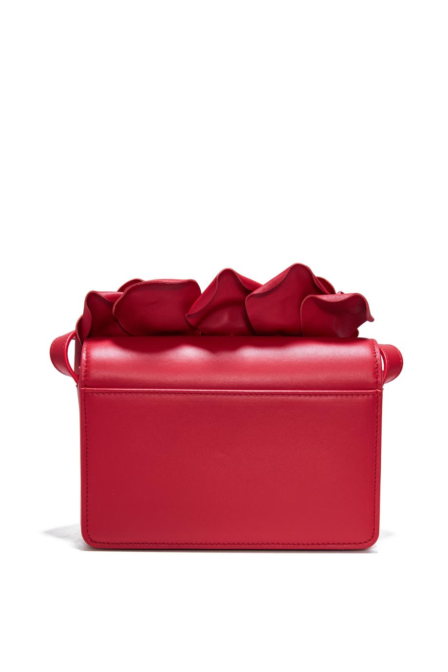 Loubi54 3D rose leather crossbody bag