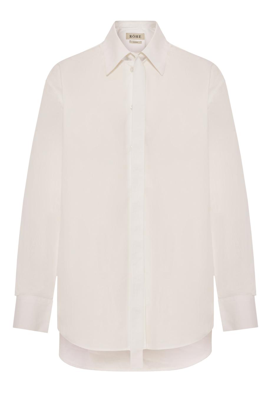 Deconstructed poplin shirt