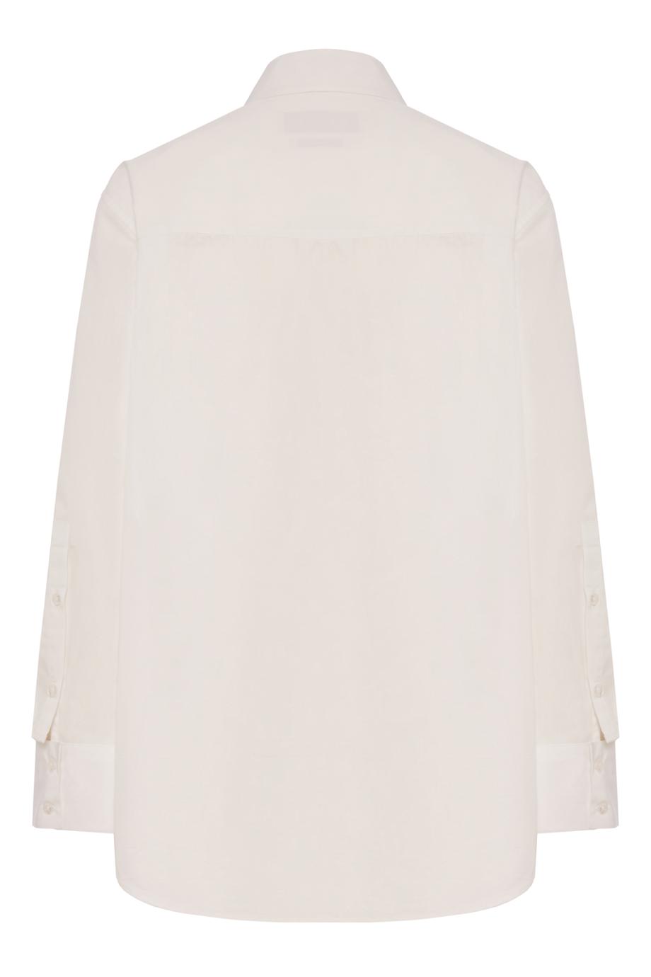 Deconstructed poplin shirt