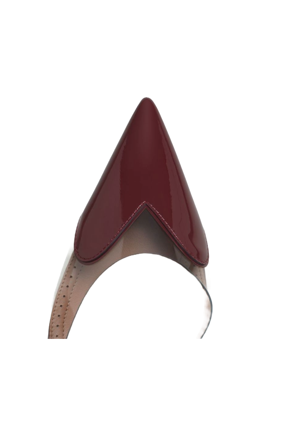 Le cœur mules in patent calfskin