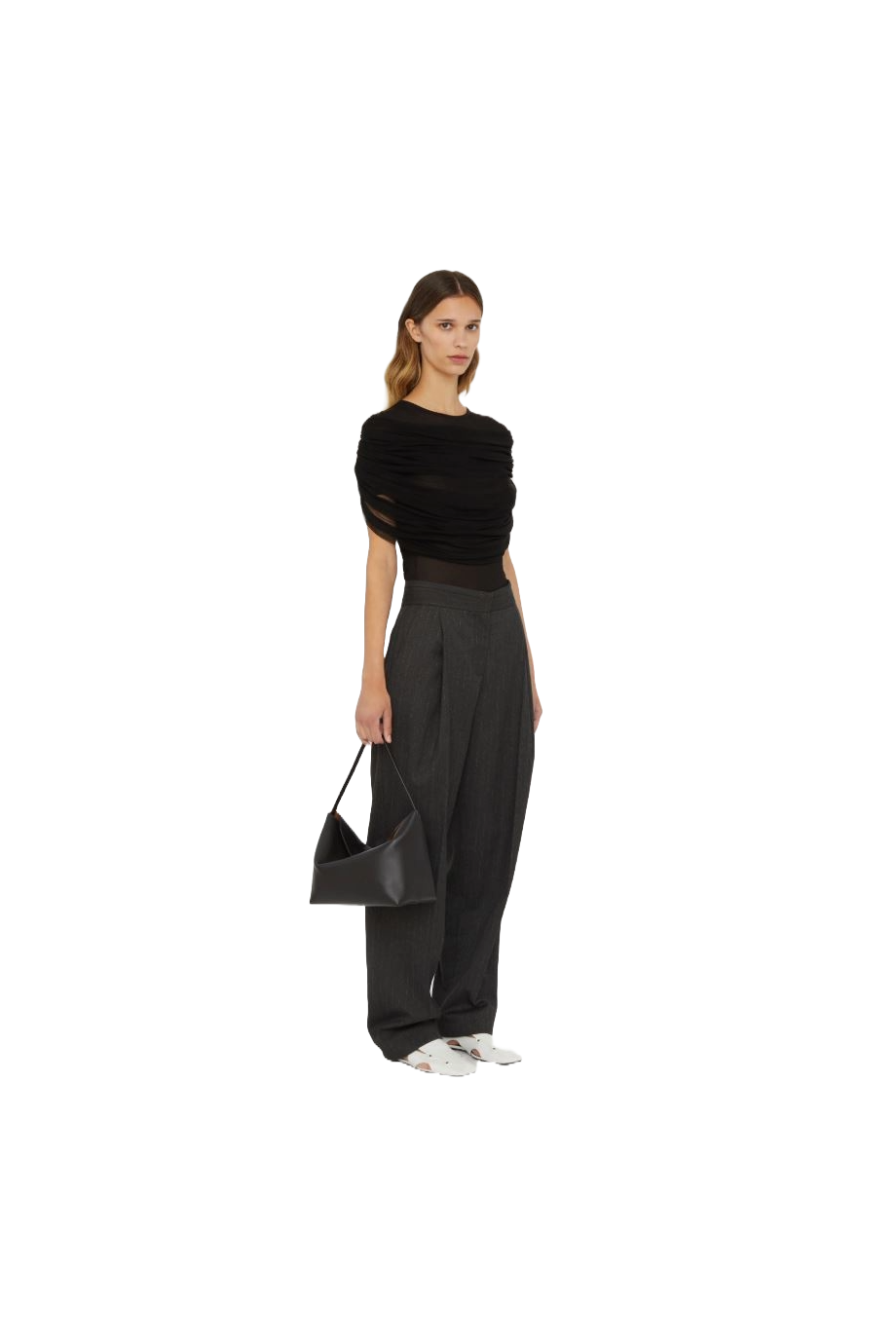 Sonora tulle and jersey top