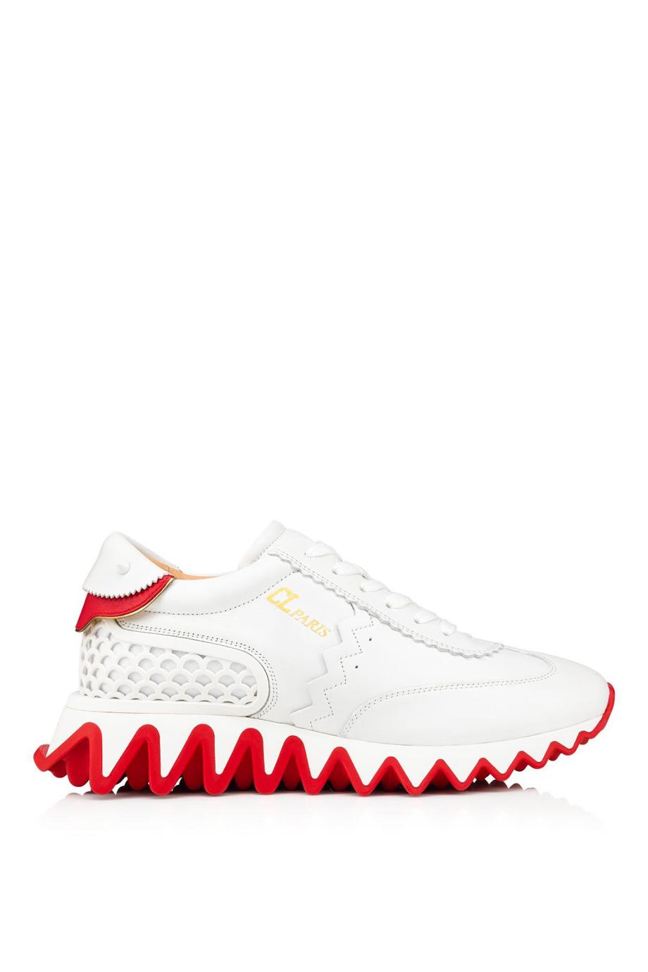Christian Loubotin Loubishark Donna Flat. CHRISTIAN LOUBOUTIN Loubi Shark Dona Flat Neoprene - Enny Monaco main image 4