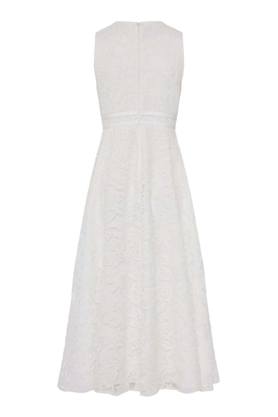 Broderie lace midi dress