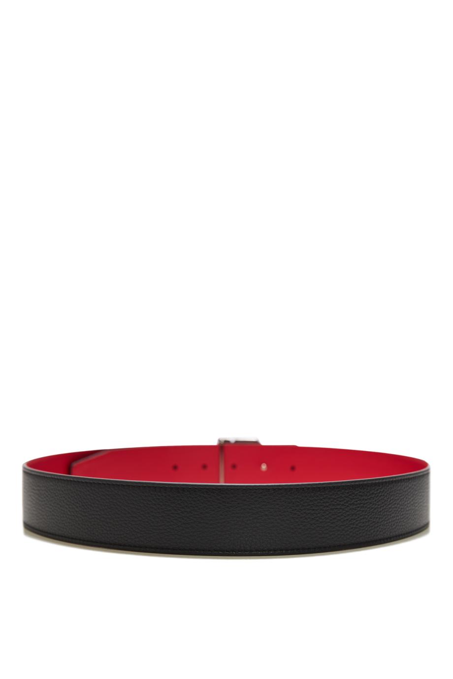 Happy 40 embellished leather belt