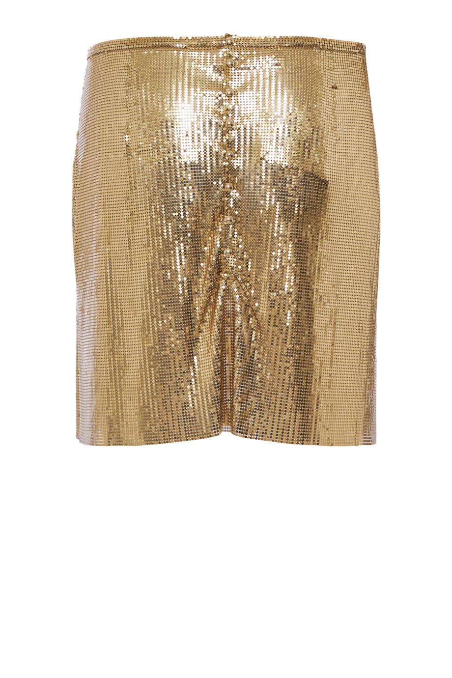 Hot Mix chainmail mini skirt 