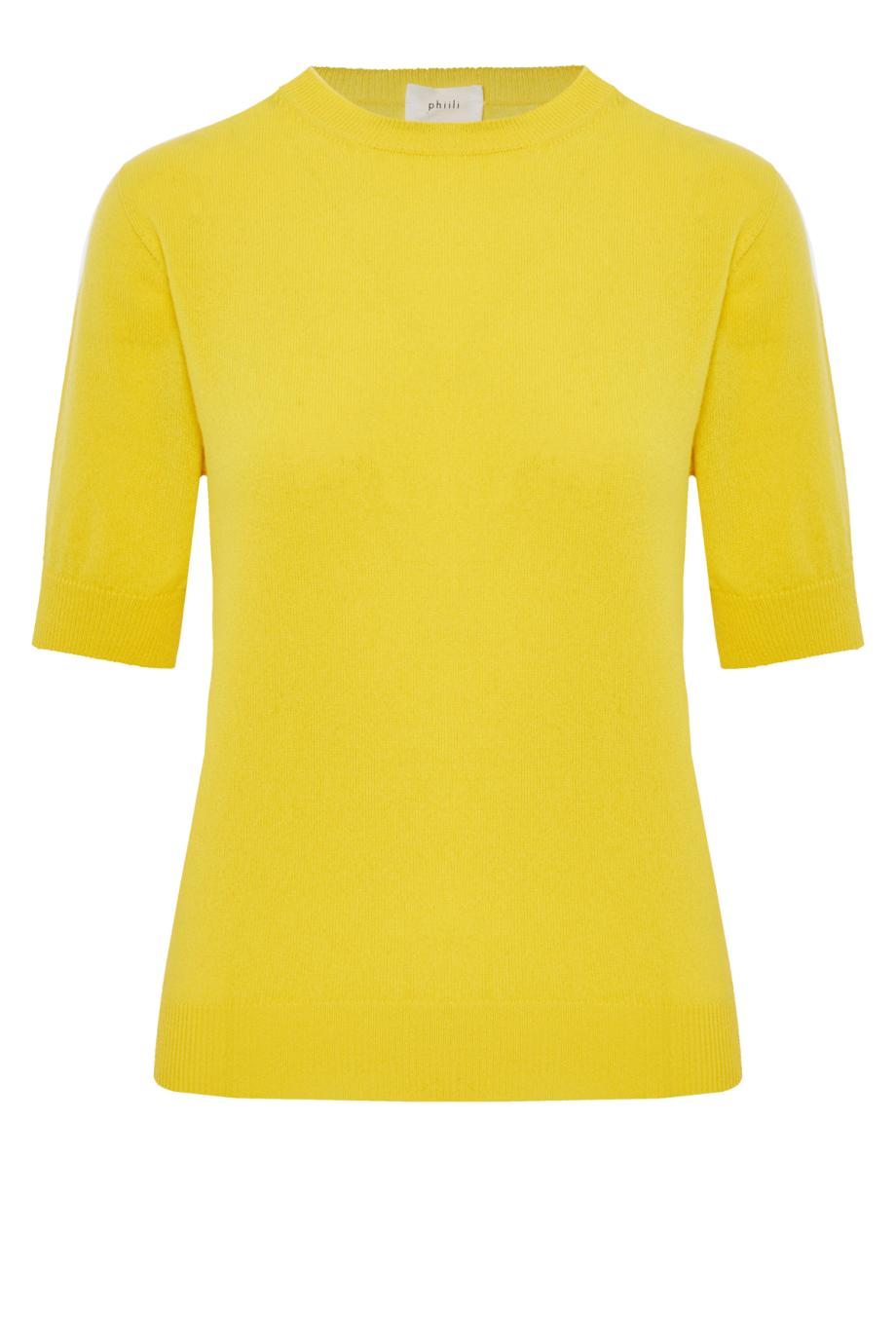 Soho superior cashmere round neck t-shirt