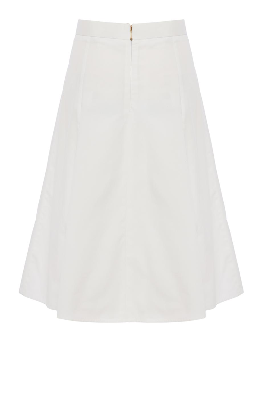 Typewriter Cloth A-line Skirt