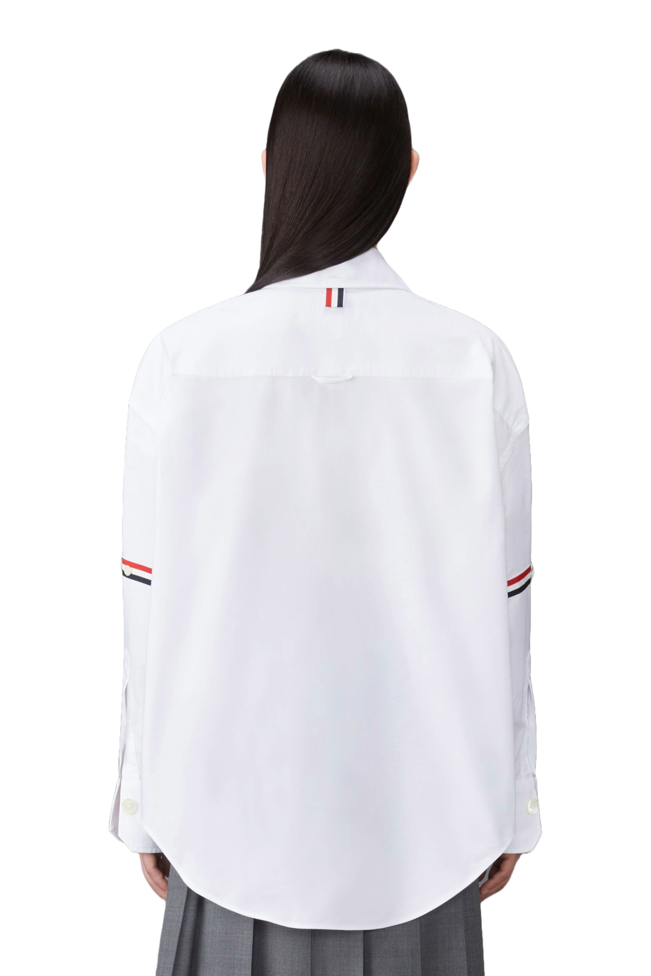 Appliquéd cotton shirt
