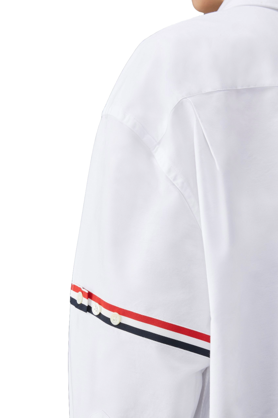 Appliquéd cotton shirt