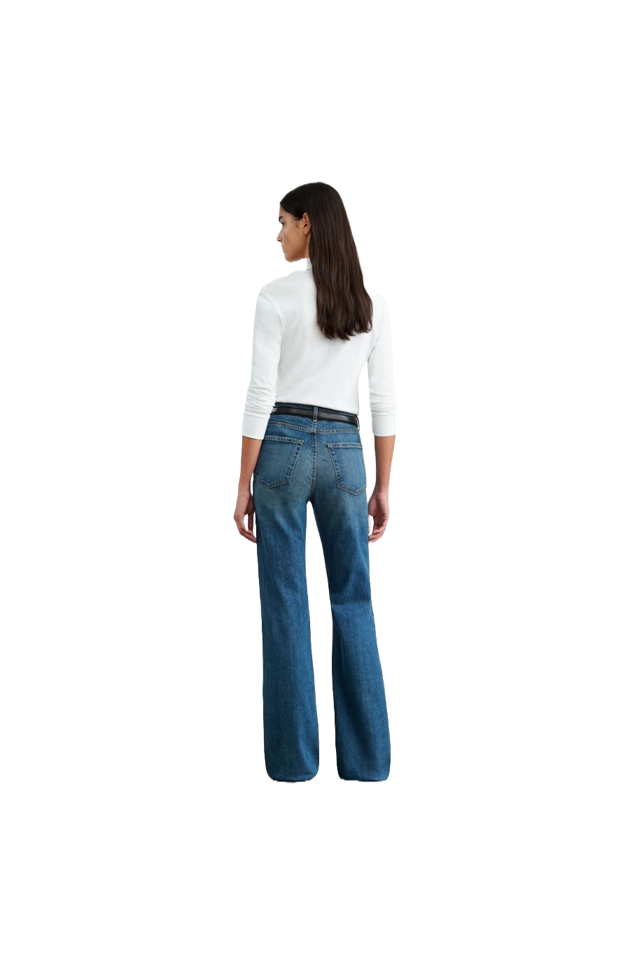Celia mid-rise cotton jeans