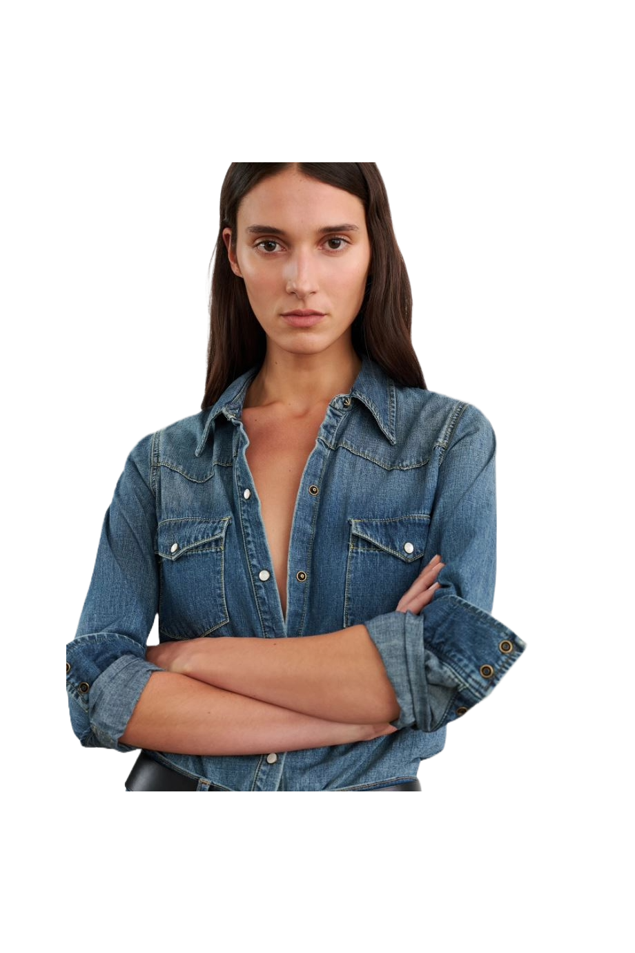 Travis cotton denim shirt