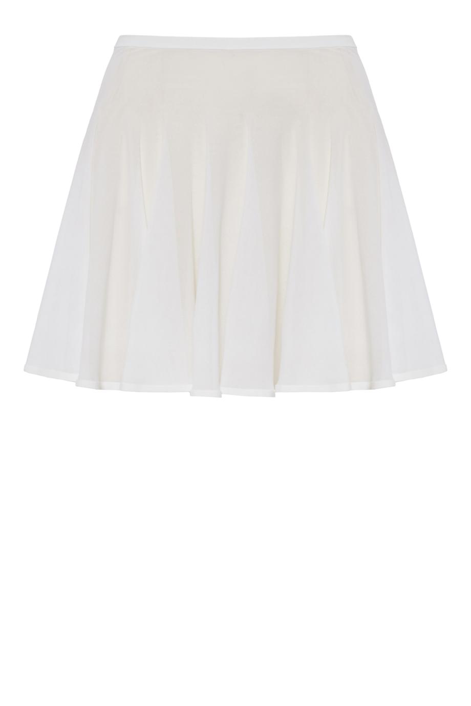 Knitted skater mini skirt