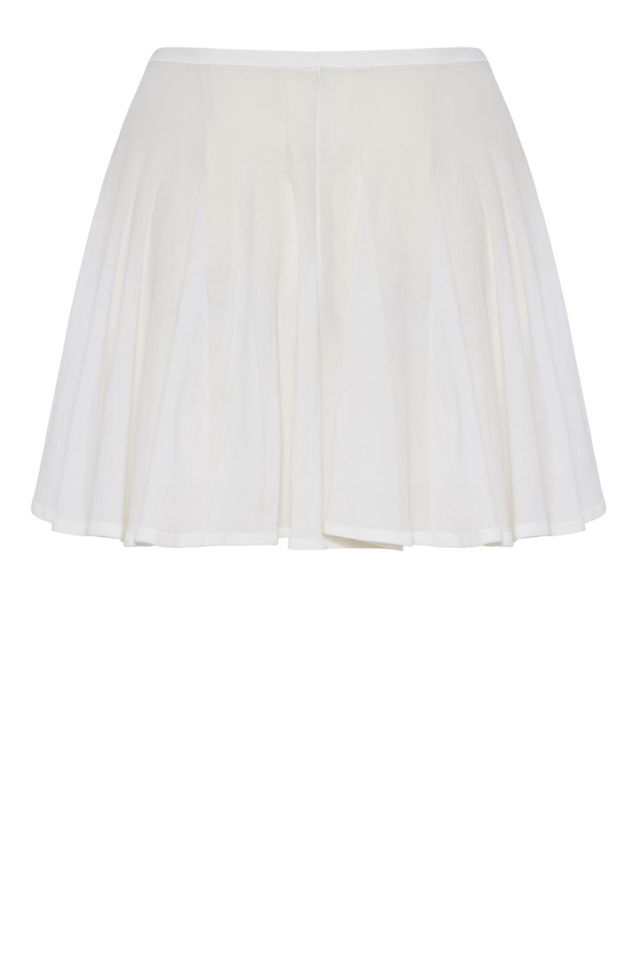 Knitted skater mini skirt