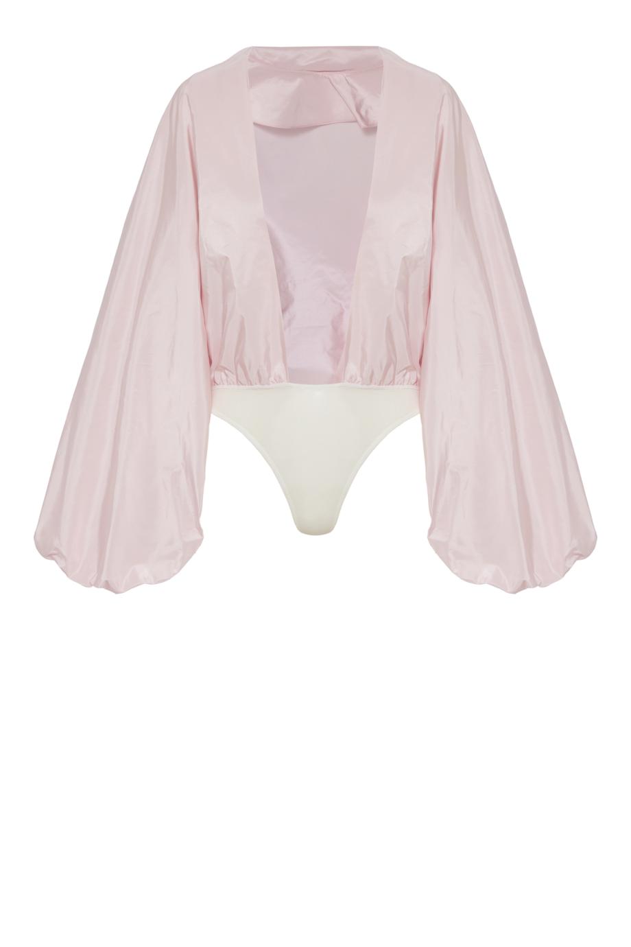 Silk taffeta body blouse
